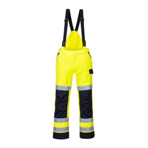 Portwest MV71 Ogrodniczki Modaflame Multi Norm Arc granatowo-seledynowy