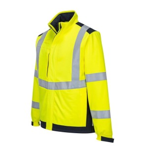 Portwest MV72 Softshell Modaflame Multi Norm Arc granatowo-seledynow