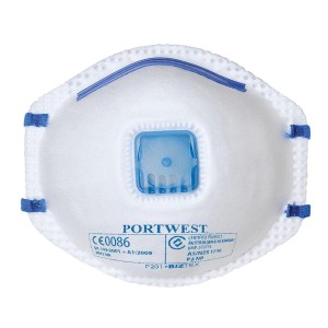 Portwest P201 Półmaska FFP2 z zaworkiem biały (10 szt)