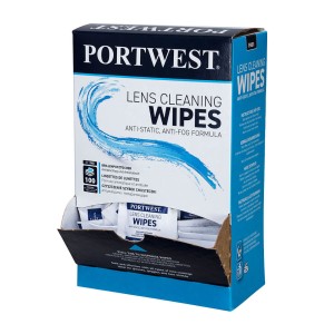 Portwest PA01 Chusteczki do czyszczenia okularów biały