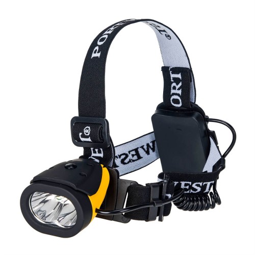 Portwest PA63 Latarka czołowa Dual Power Portwest czarno-żółty