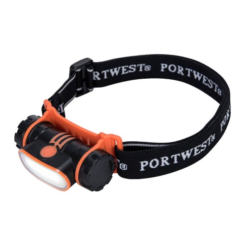 Portwest PA70 Latarka czołowa LED USB czarny