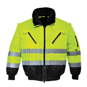 Portwest PJ50 Kurtka ostrzegawcza Pilot 3w1 czarno-żółty