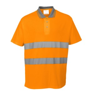 Portwest S171 Koszulka Polo Cotton Comfort pomarańczowy