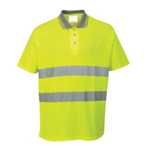 Portwest S171 Koszulka Polo Cotton Comfort żółty