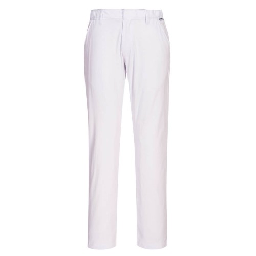 Portwest S232 SPODNIE CHINOSY STRETCH SLIM biały
