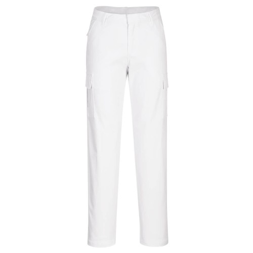 Portwest S233 Spodnie damskie cargo stretch biały