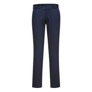Portwest S235DNR Elastyczne spodnie robocze damskie Chino Slim dark granatowy