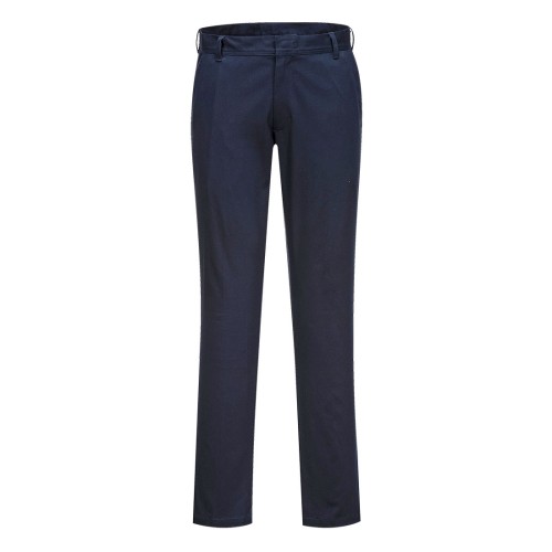 Portwest S235DNR Elastyczne spodnie robocze damskie Chino Slim dark granatowy