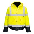 Portwest S266 Dwukolorowa kurtka ostrzegawcza Bomber granatowo-seledynowy 1
