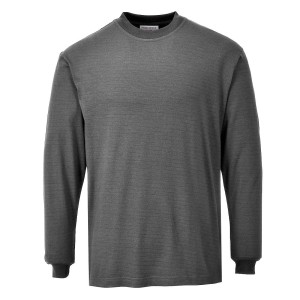 Portwest FR11 T-shirt z długimi rękawami jasnoszary