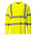 Portwest S278 T-shirt ostrzegawczy z długimi rękawami żółty 1