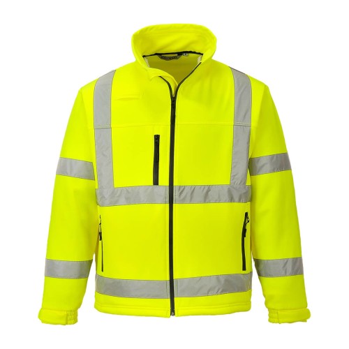 Portwest S424 Softshell ostrzegawczy Classic (3 warstwy) żółty