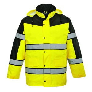 Portwest S462 Dwukolorowa klasyczna kurtka ostrzegawcza żółty