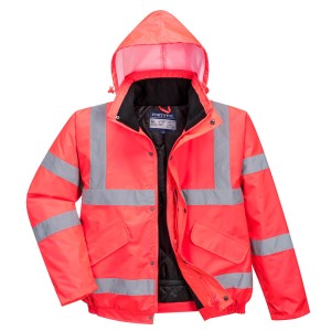 Portwest S463 Kurtka ostrzegawcza Bomber czerwony