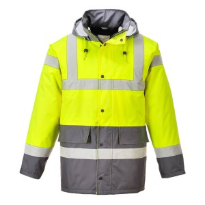 Portwest S466 Kontrastowa kurtka ostrzegawcza Traffic żółto-szary