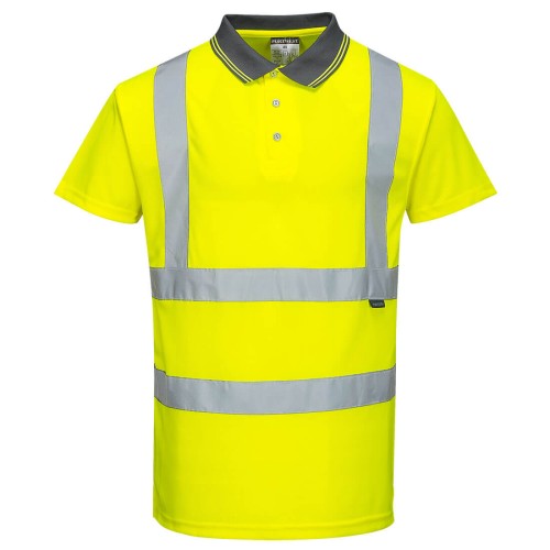 Portwest S477 Polówka ostrzegawcza żółty