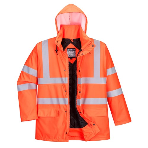 Portwest S490 Kurtka ostrzegawcza ocieplana Sealtex Ultra pomarańczowy