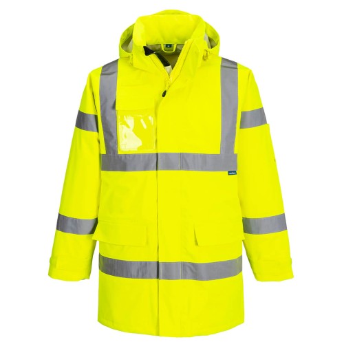 Ostrzegawcza kurtka wodoodporna Extreme Rain S599YER żółty