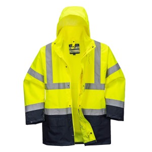 Portwest S766 Kurtka ostrzegawcza 5 w 1 Essential granatowo-seledynowy
