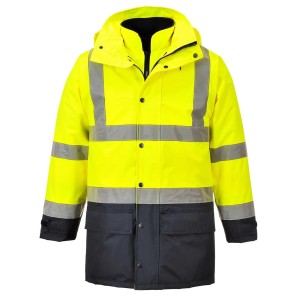 Portwest S768 Kurtka ostrzegawcza Executive 5 w 1 granatowo-seledynowy