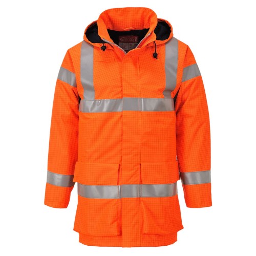 Portwest S774 Kurtka przeciwdeszczowa ostrzegawcza Bizflame Multi Lite pomarańczowy