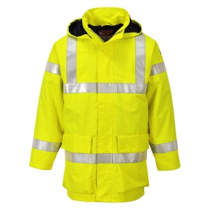 Kurtka przeciwdeszczowa ostrzegawcza Bizflame Multi Lite S774YER4XL żółty 4XL