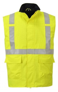 Portwest S776 Bizflame Rain antyelektrostatyczny ocieplacz ostrzegawczy żółty