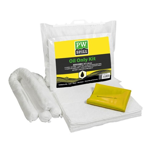 Portwest SM60 Zestaw sorbcyjny do oleju 20 litrów  biały (6 szt)