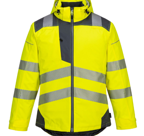 Portwest T400 Kurtka ostrzegawcza zimowa PW3 seledynowo-szara