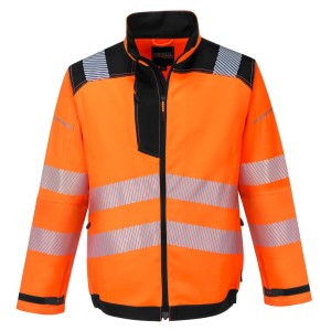 Portwest T500 Kurtka Ostrzegawcza PW3 czarno-pomarańczowy
