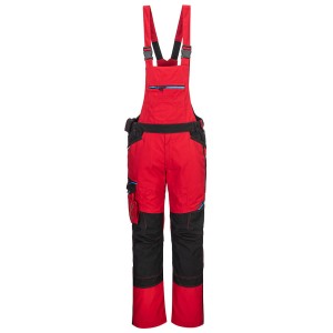 Portwest T704 Ogrodniczki WX3 czerwony
