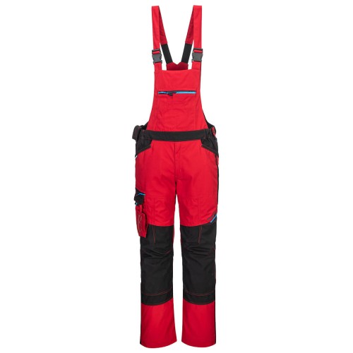 Portwest T704 Ogrodniczki WX3 czerwony