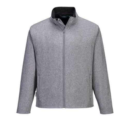 Portwest TK20GMR Softshell dwuwarstwowy Print & Promo szary marl