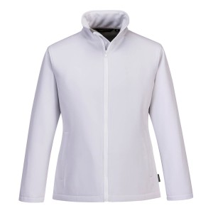 Portwest TK21 Softshell damski dwuwarstwowy Print & Promo biały
