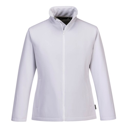 Portwest TK21 Softshell damski dwuwarstwowy Print & Promo biały