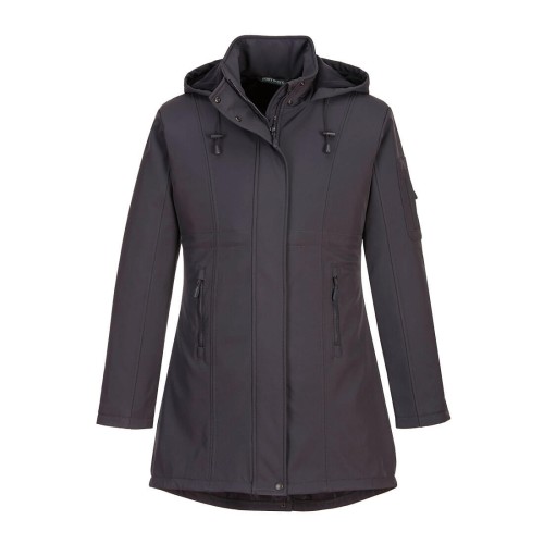 Portwest TK42 Kurtka damska Softshell Carla szary-stalowy