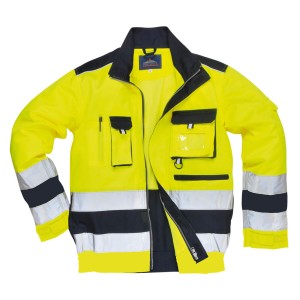Portwest TX50 Bluza ostrzegawcza Lille granatowo-seledynowy