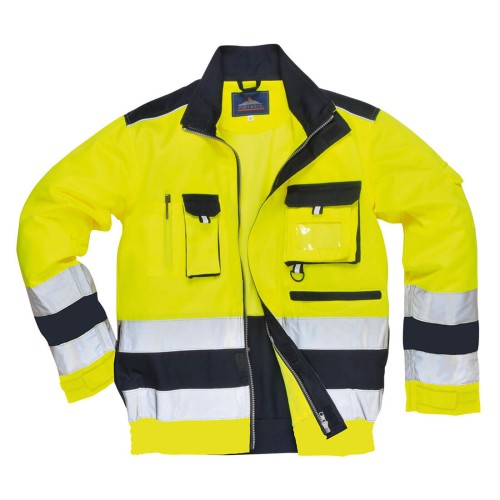 Portwest TX50 Bluza ostrzegawcza Lille granatowo-seledynowy