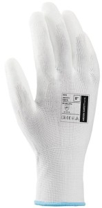 Rękawice Buck A9003/10/SPE (tepo) białe z zawieszką rozm. 10