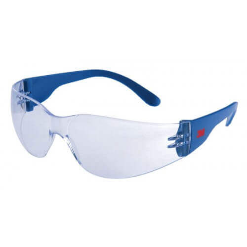 Okulary 3M 2720 Niebieskie zauszniki, szkła bezbarwne