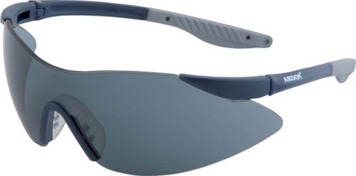 Okulary V7100 Ramki granatowe, szkła dymione, niezaparowujące, niezarysowujące, przeciwpoślizgowy nosek