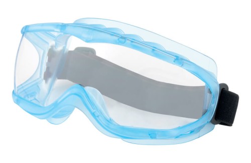 Okulary G1000 Ramki niebieskie z PVC, szkła bezbarwne, niezaparowujące, niezarysowujące