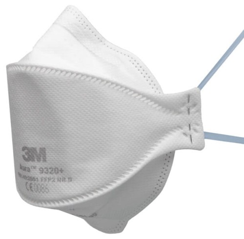 Respirator 3M 9320 Bez zaworu wydechowego, ochrona przed kurzem oraz mgłami (aerozolami z cząstkami ciekłymi)