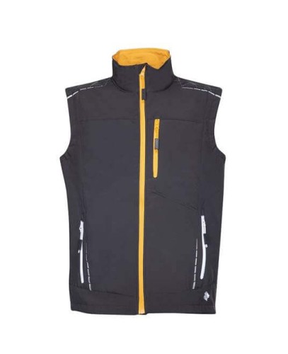 Ardon bezrękawnik VISION Softshell, unisex, czarny