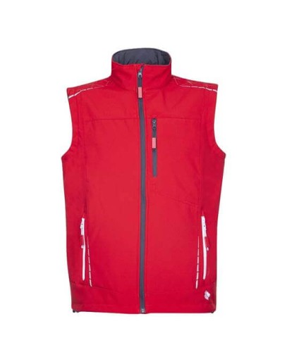 Ardon bezrękawnik VISION Softshell, unisex, czerwony