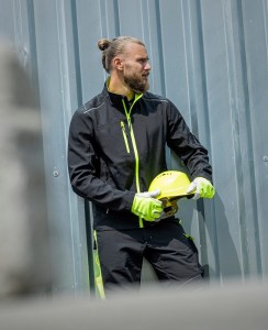 Kurtka Softshell Ardon VISION, czarno-żółta