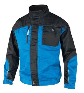 Bluza prodloužená, 240 g/m2, polyester, Bluza 4TECH 01 czarno-niebieska