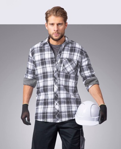 Koszula flanelowa Ardon OPTIFLANNELS, szara