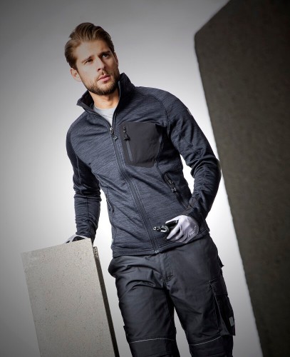 Bluza Ardon BREEFFIDRY melange ciemno-szara